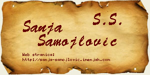 Sanja Samojlović vizit kartica